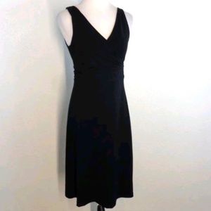 Eddie Bauer Aster Tie the Knot Black Sleeveless Dress Size PM